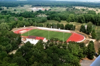 Luftbild des Volksparkstadion