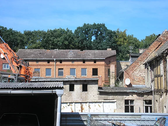 Foto während der Beräumung im Wallviertel 2009