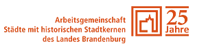 Logo Arbeitsgemeinschaft Städte mit historische Stadtkernen des Landes Brandenburg - zur Website der AG