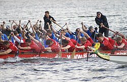 Drachenbootrennen beim Mai- und Hafenfest