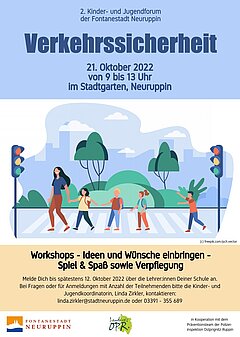 Plakat zum Kinder- und Jugendforum am 21.10.
